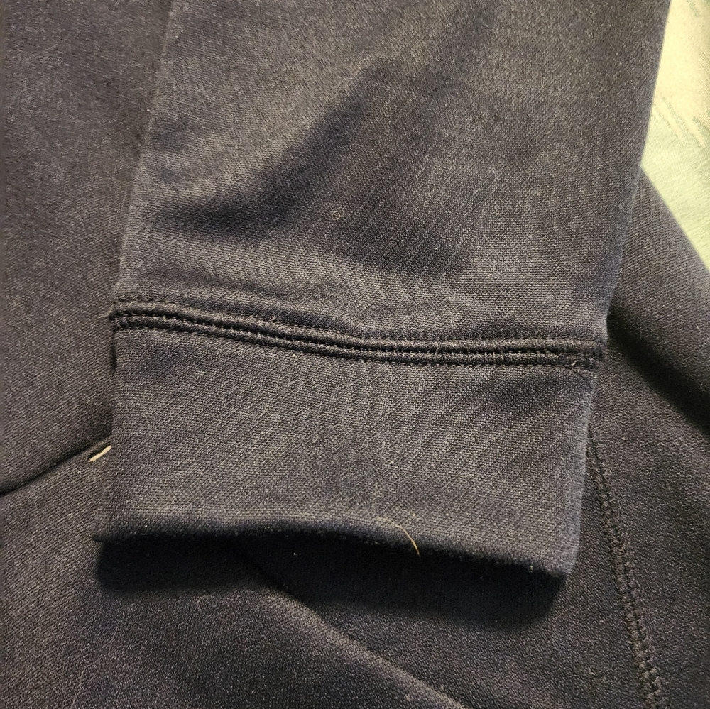 Toronto Maple Leafs Sweatshirt NHL Hockey Crewneck Blue, Gray Arm Bands Men's L - Picture 3 of 8